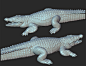 Nile Crocodile Study, Singgih Kuncoro : Re rendered an old sculpt