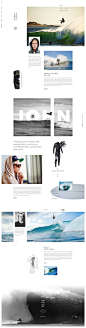 Graphic - Omg surfers! Okay well I love the graphics on this magazine layout? The picture being cut off really catches my attention I love it.: White Spaces, Web Design, Ben Johnson, Web Site, Grid Layout, Johnjohn Ful, Website Design, Design Layout, Desi