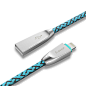 Amazon.com: iPhone Cable , IMKEY® Apple MFi Certified 6.5 Feet Zinc-Alloy Braided Lightning to USB Cable for iPhone 6S / 6 Plus, iPhone SE, iPhone 5S 5C 5, iPad, iPod - (Blue): Computers & Accessories