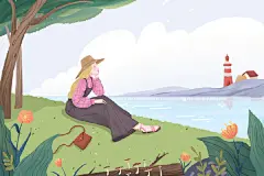 岁月是礼物#林夏插画#（via  @林夏adou ） ​​​​