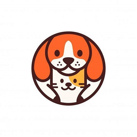 猫与狗元素结合的LO... - @设计F...