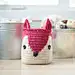 针织狐狸收纳篮
Crochet Fox Basket/Pillow
via @猪不吃鱼