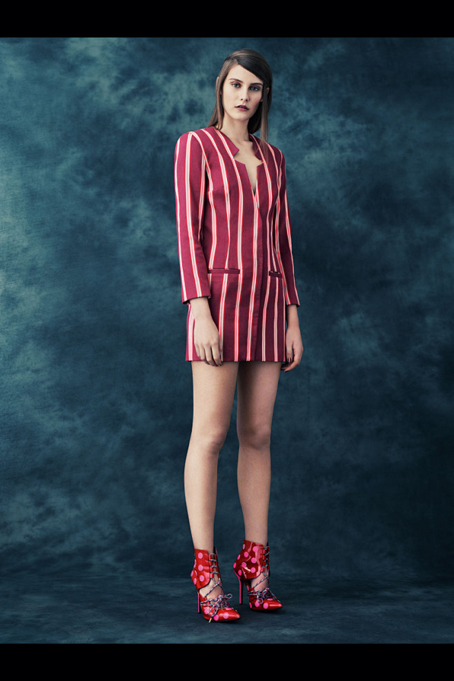 学院风点点网轻博客houseofholland2014早秋时装学院风