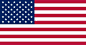 　美国国旗别称“星条旗”（The Stars and Stripes）、“古老的光荣”呈横长方形，长与宽之比为19∶10。主体由13道红、白相间的宽条组成，7道红条，6道白条；旗面左上角为蓝色长方形。其中分9排横列着50颗白色五角星。红色象征强大和勇气，白色代表纯洁和清白，蓝色象征警惕、坚韧不拔和正义。13道宽条代表最早发动独立战争并取得胜利的13个州，50颗五角星代表美利坚合众国的州数。