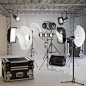摄影器材和照明配件3D模型（OBJ,FBX,MAX） 