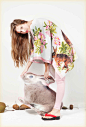 MISSRED设计师品牌 东瀛风系列超和风彼得兔长外套 上衣 限量 原创 新款 2013