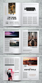 Fashion Lifestyle Magazine Template InDesign