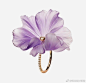 紫水晶 花朵珠宝
