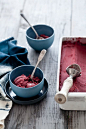 Berries sorbet and shortbread cookies | set the stage for your FOOD