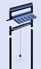 Sun Shower : Air purifier using water curtain : Sun Shower is a new concept of air purifier that ventilates and purifies at the same time by using the principle of water curtain