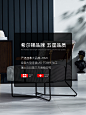 北欧阳台休闲椅客厅现代简约千鸟格单人沙发网红设计师轻奢单椅-tmall.com天猫