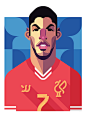 Football Players on Behance