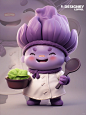 蔬菜系列IP |紫甘蓝厨师来啦