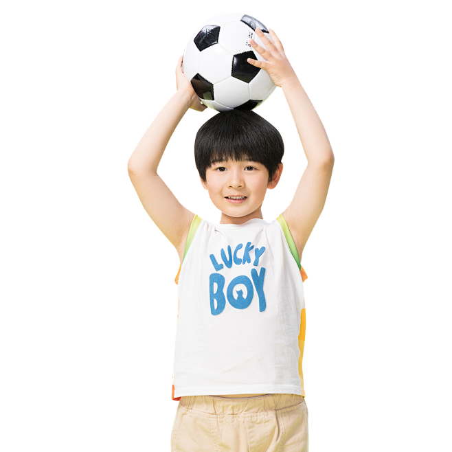 摄图网_401919552_童真小男孩玩...