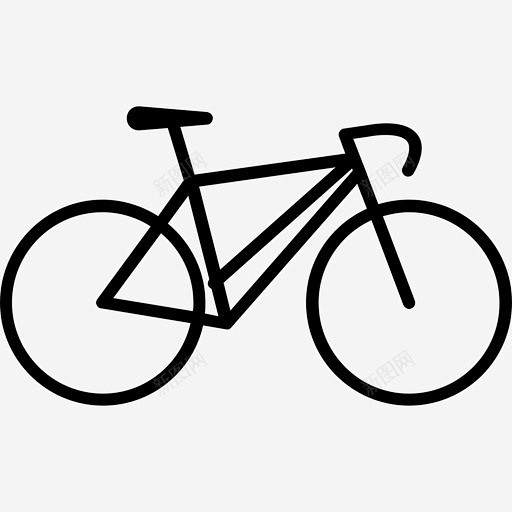 自行车战车越野车图标 标志 UI图标 设...