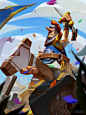 Trojan Knight, ZONG DEXIAN : Try to illustrate the previous sketch