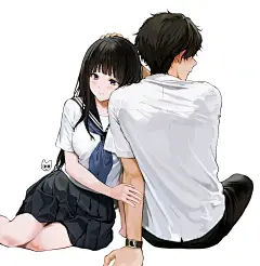 〔插画分享〕情侣日常都是这么甜吗，好羡慕