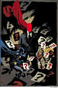 Batman & Robin vs. The Red Hood by Mike Mignola