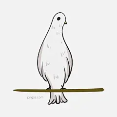 家禽鸽子手绘插画图片大小2000x2000px 图片尺寸93.04 KB 来自PNG搜索网 pngss.com 免费免扣png素材下载！白色的鸽子#鸽子插画#鸽子装饰#家禽鸽子#卡通鸽子#卡通手绘#手绘鸽子#