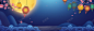 夜晚中秋电商淘宝banner 高清背景 背景 设计图片 免费下载 页面网页 平面电商 创意素材