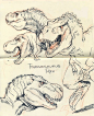 Tyrannosaurus rex 02 by JakeParker on deviantART: 