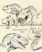 Tyrannosaurus rex 02 by JakeParker on deviantART: