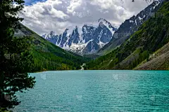 阿 尔 泰。沙夫林斯科湖-阿尔泰姆山的明珠梦想, 美丽和童话