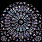 教堂花窗，宗教式对称。
#欢迎投稿##设计是一种态度#