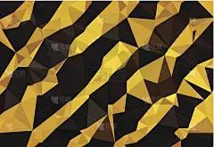 背景抽象三角形几何图案野生黄色