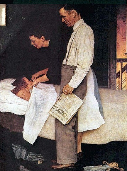 norman rockwell 的插画永...