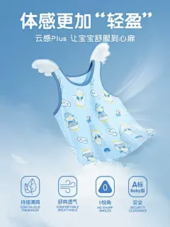 【3件装】男童背心夏季纯棉儿童无袖t恤婴儿外穿女童宝宝薄款上衣-tmall.com天猫