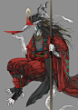 【绘画参考】画师 NIRA 笔下暗黑诡异的角色设计作品 （角色设计参考）