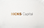 Hicks : Identity System + Stationery for a real estate group that offers development, solutions and capital branches based in Chihuahua, México.Hicks is a new-generation real este group with big ambitions. They are in the process of building a state-of th
