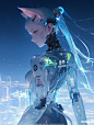 未来主义-机械猫女 - 小红书