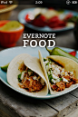 [移动应用]欢迎页 之 那些美好风景 evernote food05