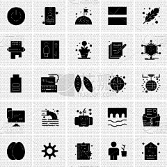 set 25 universal business icons