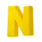 N 数字 字母 PNG 建模 3d blender