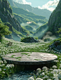 春季绿色场景背景 (4)