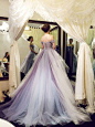 Ombre' Off-Shoulder Ball Gown With Lace Up by DreamDressesByPMN: 