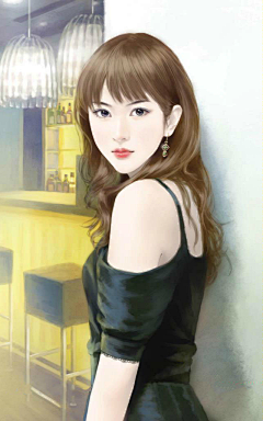 美々の春采集到手绘现代美女