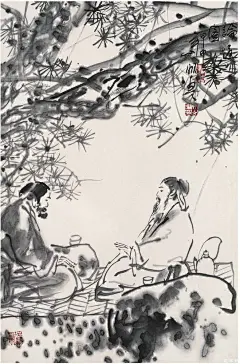 吴山明——国画人物欣赏   |   
吴山明，1941年生于浙江浦江县。中国美术学院中国画系教授，博士生导师，中国艺术研究院博士生导师,中国美术家协会理事，中国画学会顾问，浙江省美术家协会副主席，西泠书画院院长等。是当代浙派意笔水墨和中国人物画的代表性人物,其绘画贯通传统与现代,融汇人物与山水,形神并至,笔境兼夺。