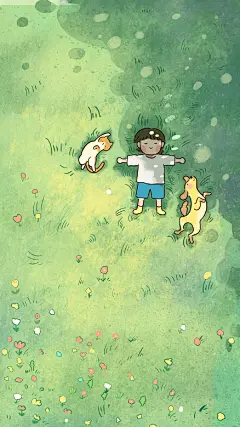 夏日✨温柔插画手机壁纸分享 - 小红书