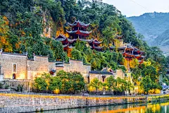 中国贵州省镇远古镇民居夜景_5713210500_5756296328