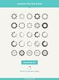free download 25 loading vector icons 2
