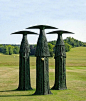 The Sentinels - by Scottish Sculptor Philip Jackson.