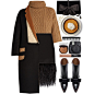 A fashion look from November 2016 featuring layered sweater, wool blend coat and embellished skirt. Browse and shop related looks.