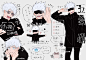 #咒术回战##授权转载#
时尚男明星五条悟先生，对我夺命勾魂

twi:ooonap_(授权见评/禁止二次上传) ​​​​