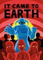 The Painted Film Poster Project : A personal project where I created a series of large paintings inspired by old fashioned B-Movie science fiction films.