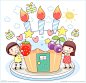 生日蛋糕矢量图_儿童世界_卡通设计_广告设计_矢量图库_昵图网nipic.com