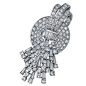 CARTIER  Diamond Brooch